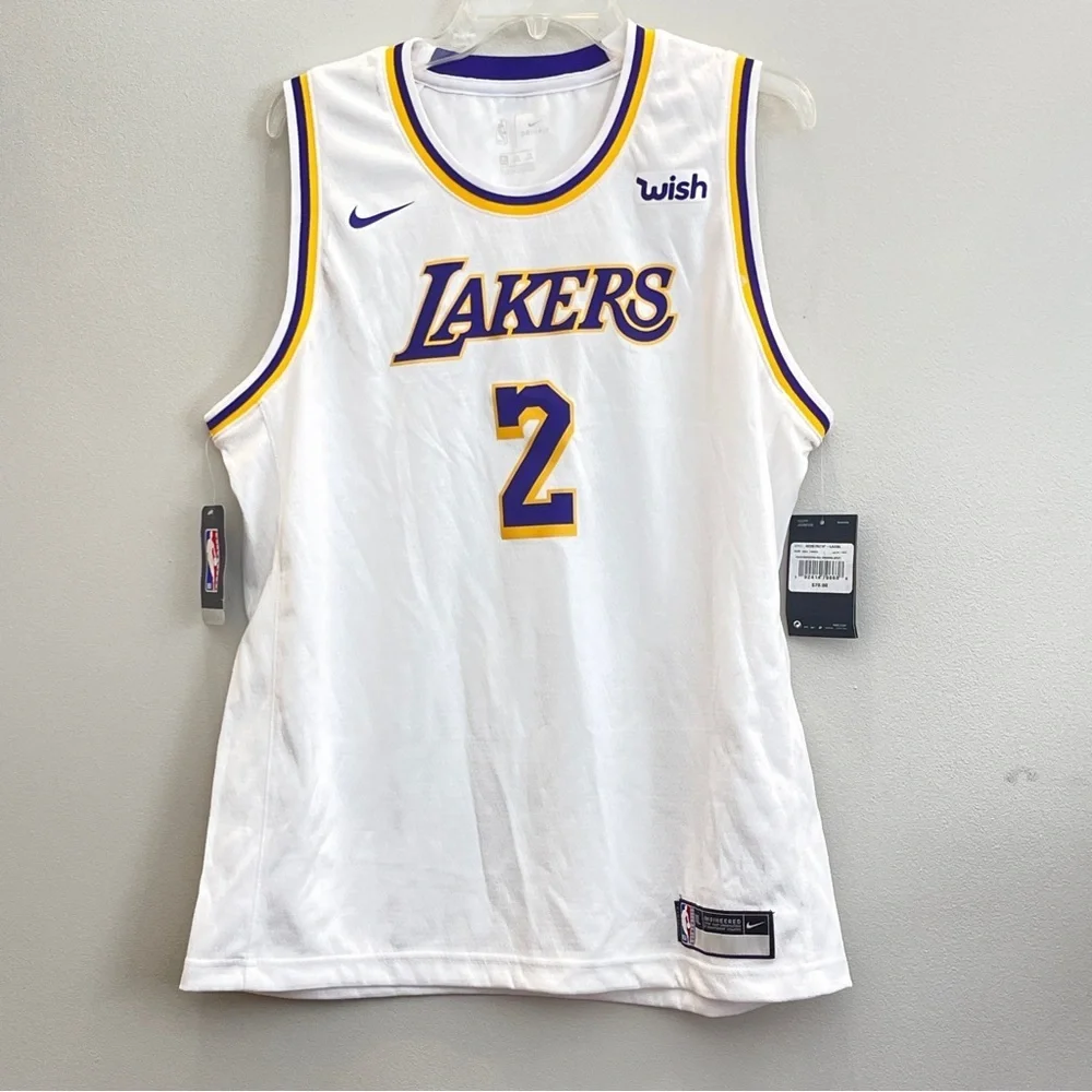 Nike NBA Los Angeles Lakers Lonzo Ball #2 Jersey Size Youth XL Basketball